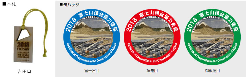 富士山保全協力金2018年バージョン