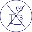 開通工事や機器設置は一切不要