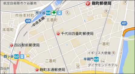 渋谷郵便局MAP